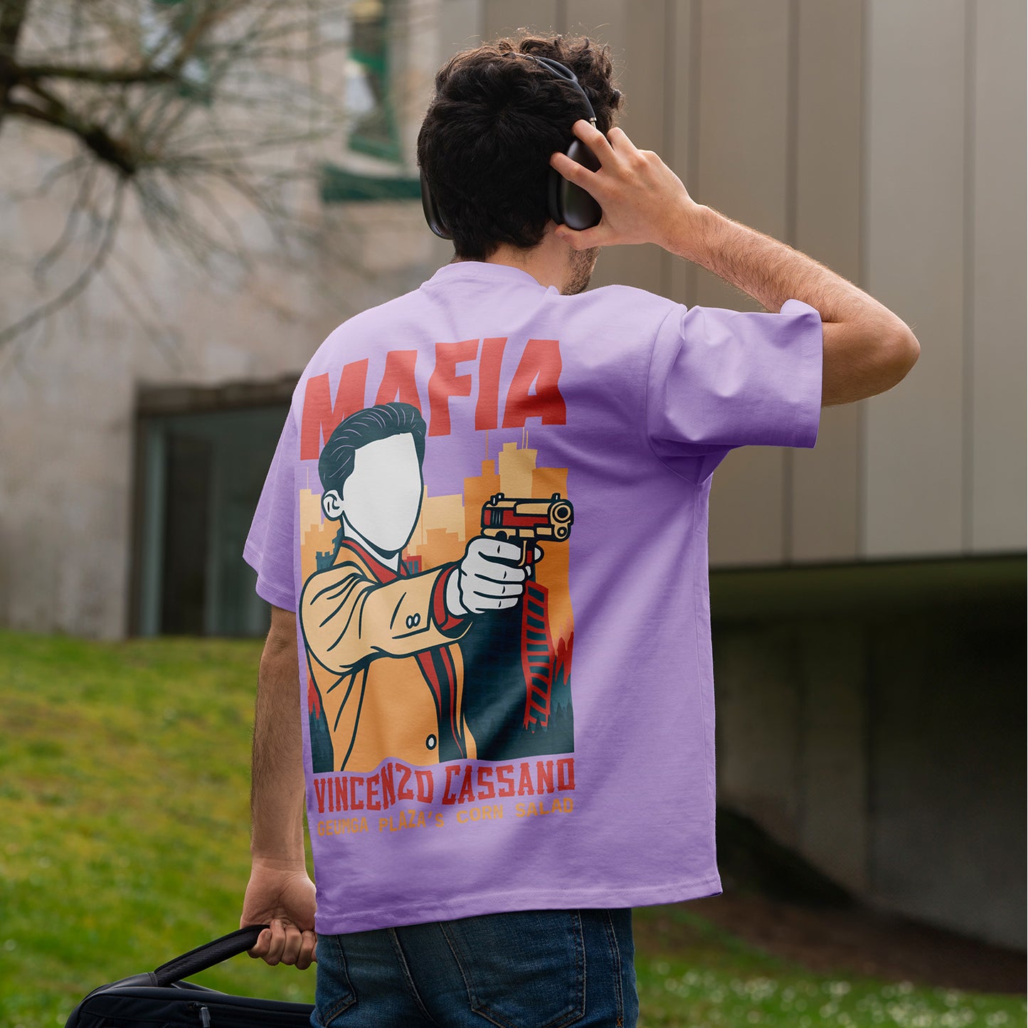 Vincenzo Cassano Oversized T-shirt Lilac