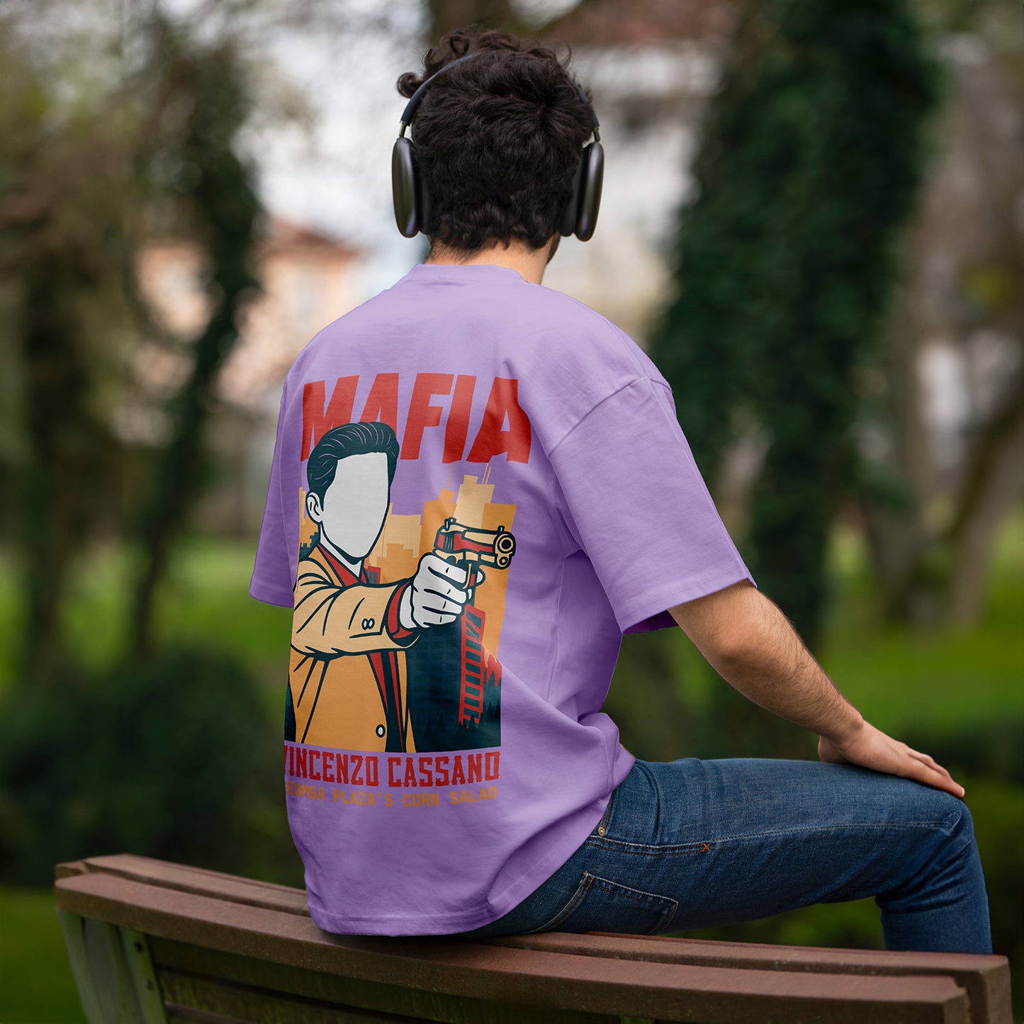 Vincenzo Cassano Oversized T-shirt Lilac