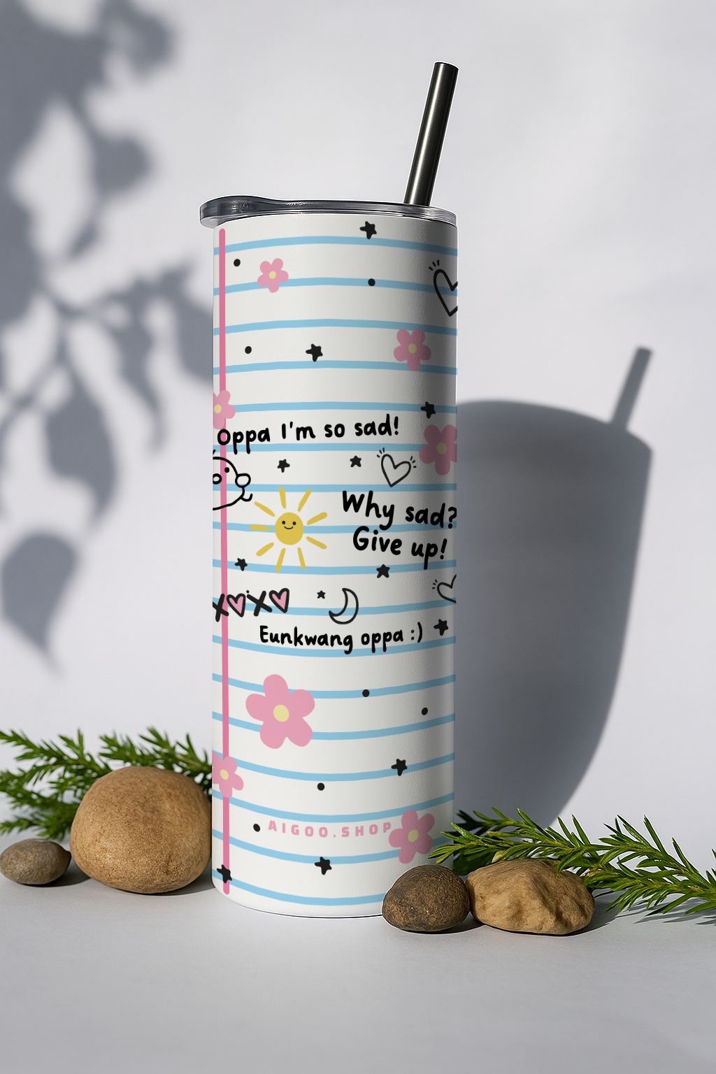 Oppa Give Up Tumbler