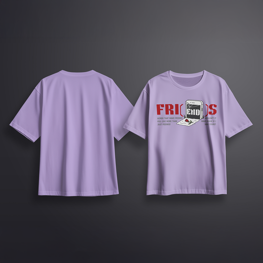 BTS V FRI(END)S Oversized T-shirt | Lilac