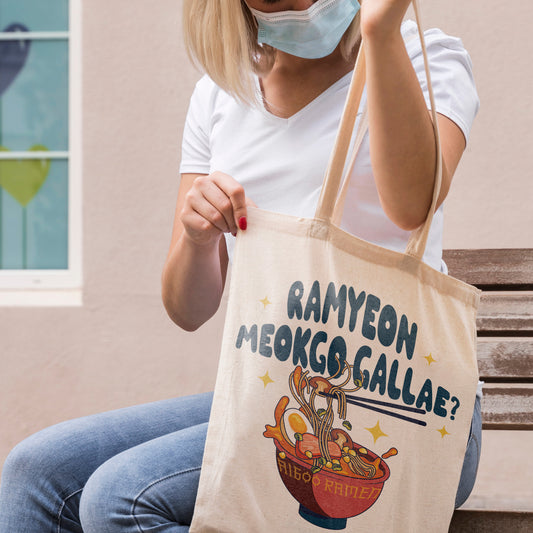 Ramyeon Meokgo Gallae Tote Bag