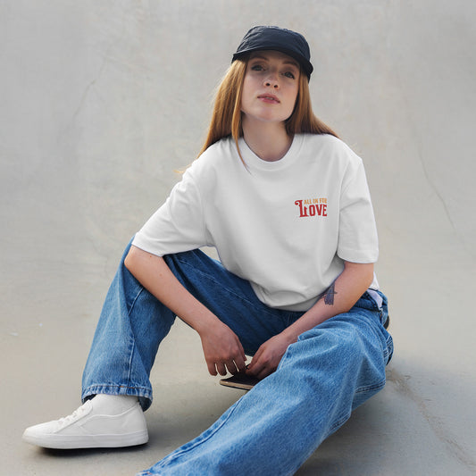 Queen of Tears, Oversized T-shirt | White