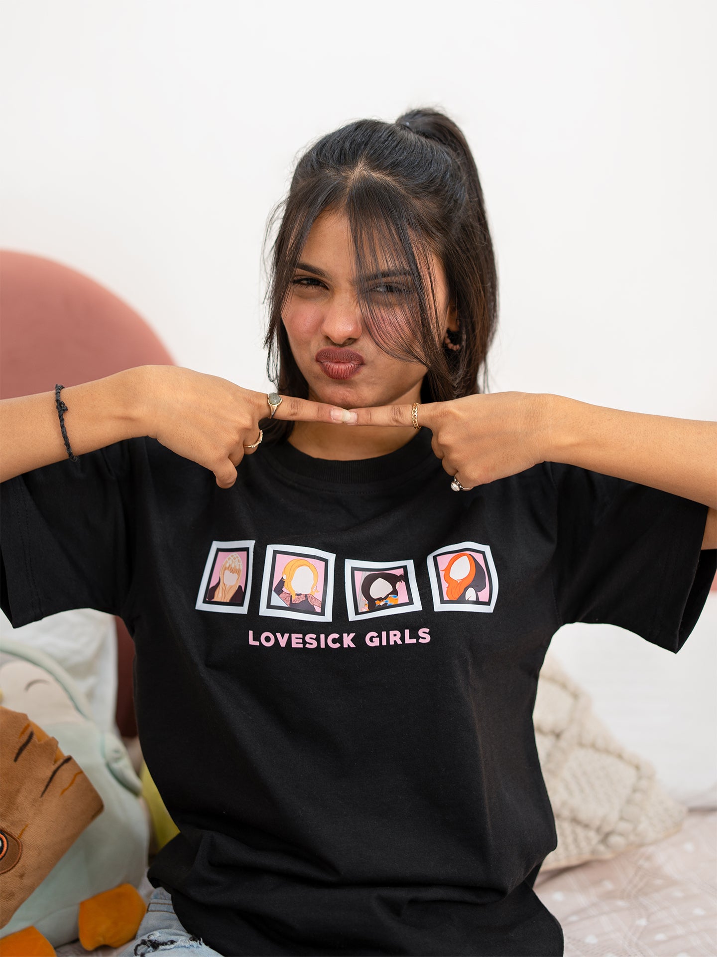 Blackpink Lovesick Girls Oversized T-Shirt