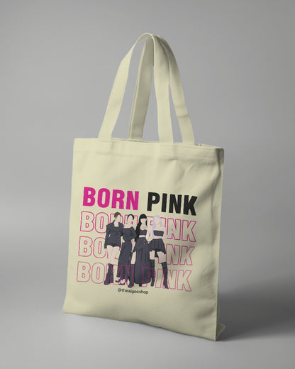 Black Pink Tote Bag 2