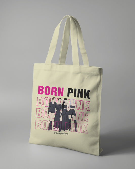 Black Pink Tote Bag