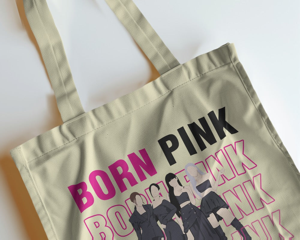 Black Pink Tote Bag 2